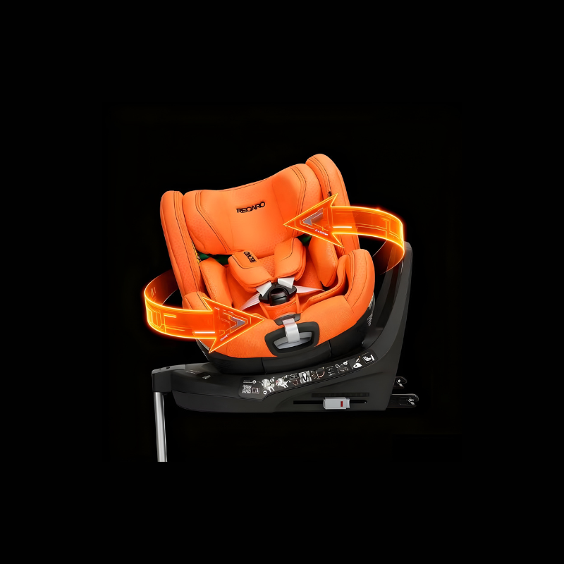 Giro 360 grados RECARO XENON 1 KID para facilitar el uso diario